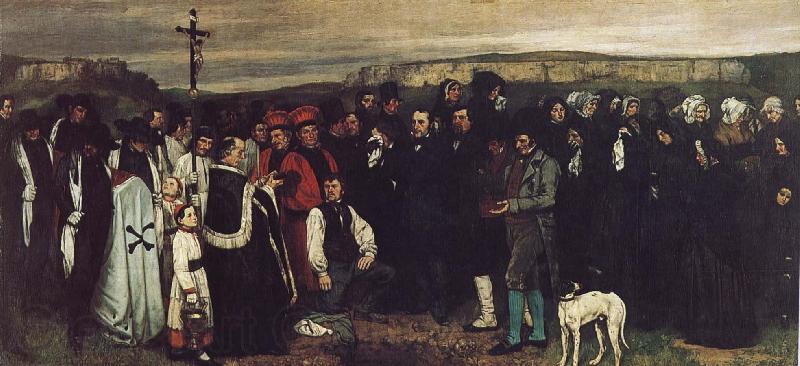 Gustave Courbet Ornans funeral